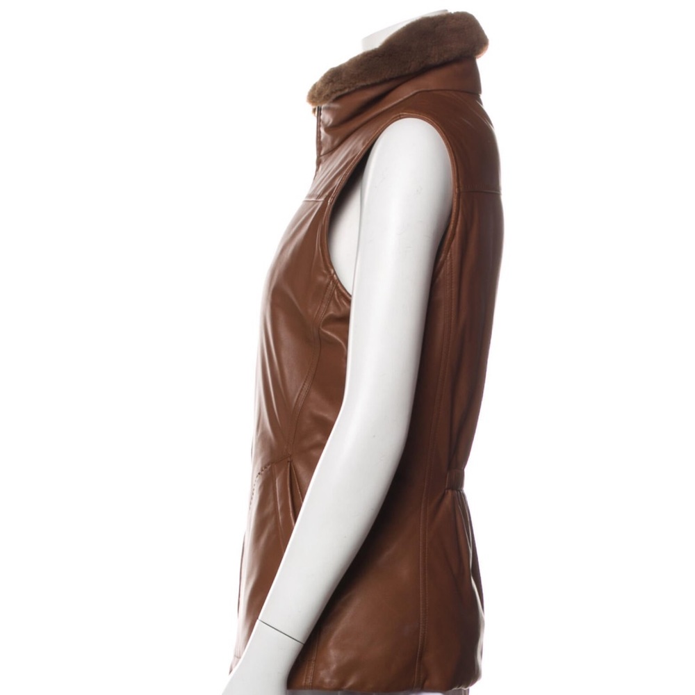 Loro piana womens 40 goose down reversible puffer vest - Picture 13 of 14